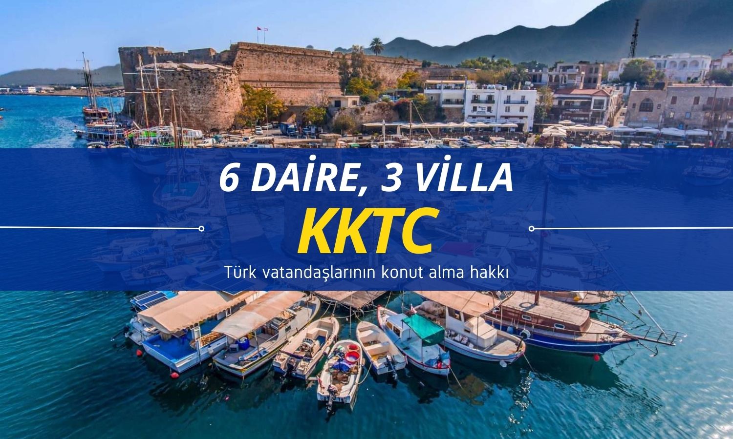 KKTC’den konut alımına düzenleme: 6 daire 3 villa hakkı
