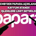 Merkez Bankası’ndan Papara açıklaması: Fonlar güvence altında