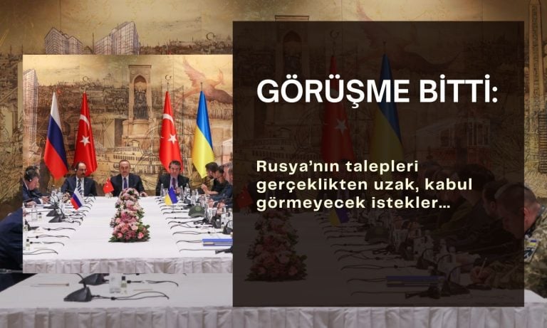 Rusya-Ukrayna görüşmesi bitti: İlerleme sinyali yok