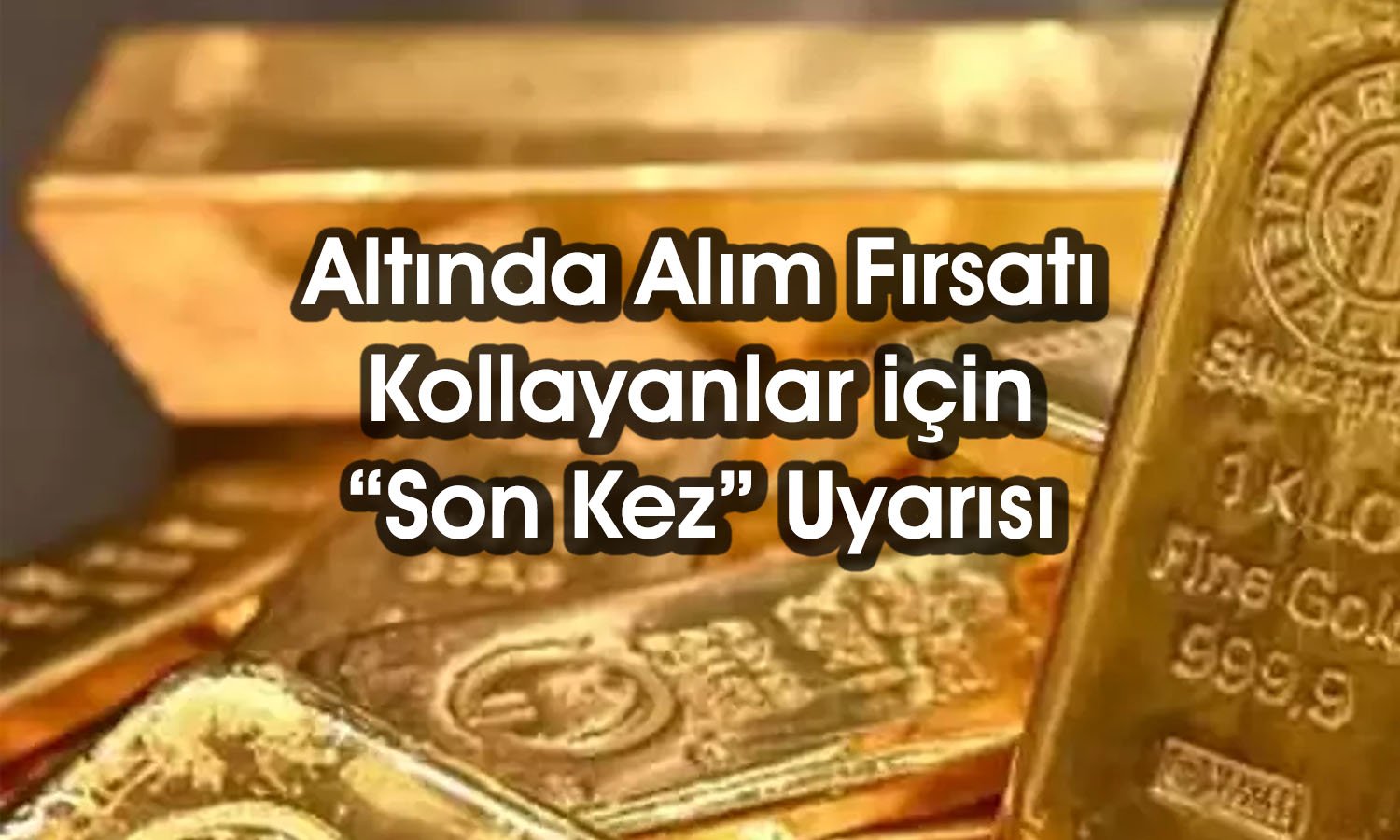 Uzman altın için “Son kez” dedi: Bu seviyelere sarkabilir