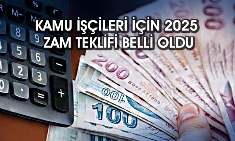 Hükümetin 600 bin kamu işçisi için ikinci zam teklifi açıklandı