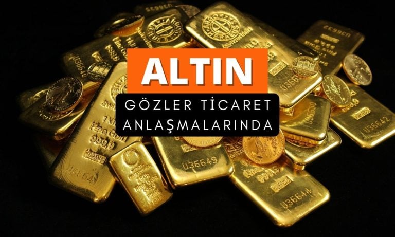 Altın ticaret anlaşmasını beklerken hafif yükseliyor