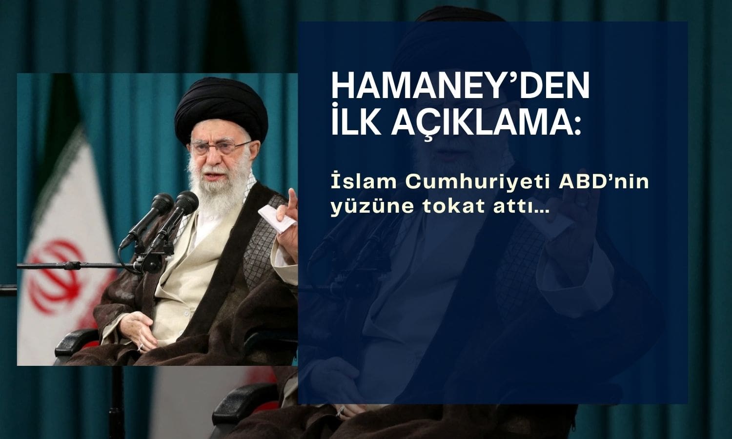 Ateşkes sonrası Hamaney’den ilk yorum: Asla teslim olmayız