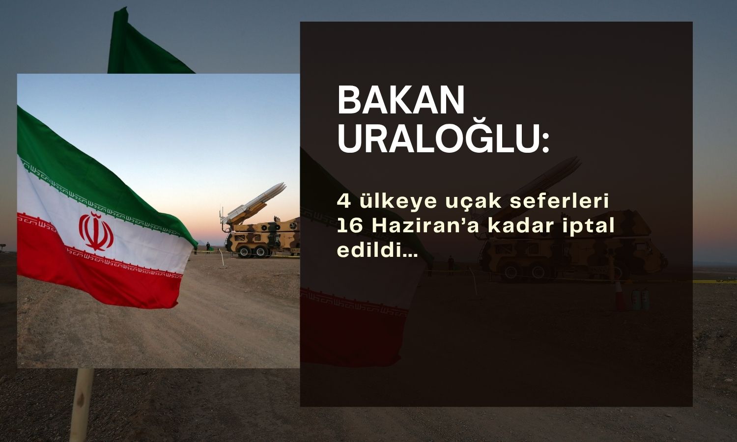 Bakan Uraloğlu: 4 ülkeye uçak seferleri iptal edildi
