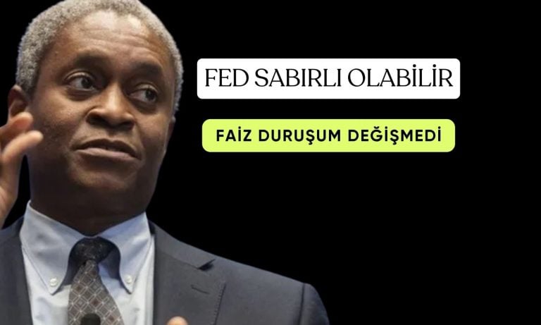 FED/Bostic bu yıl için sadece bir faiz indirimi bekliyor!