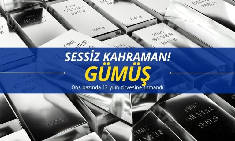 Gümüş fiyatı sessizce yükseldi: 13 yılın en yüksek seviyesinde