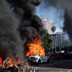 Los Angeles yasa dışı toplanma alanı ilan edildi