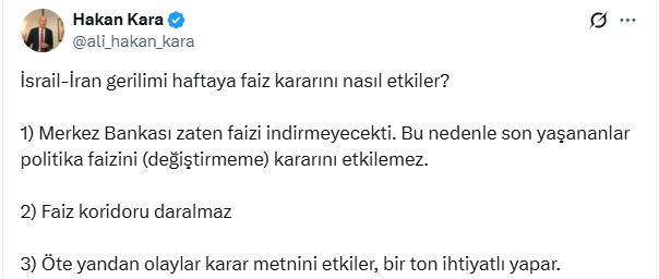 PPK metnindeki değişiklik faiz indirimine işaret ediyor
