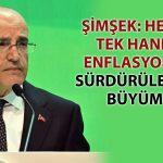 Şimşek: Enflasyonda kalıcı düşüş süreci başladı