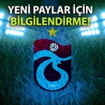 Trabzonspor’dan hissedarlarına yeni pay alma hakkında duyuru