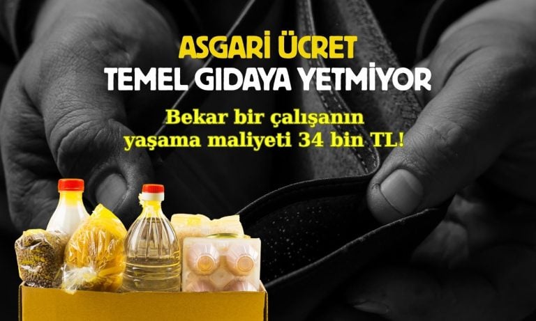 Açlık sınırı Temmuz’da asgari ücreti 4309 lira aştı!