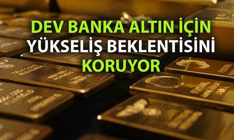 Altın yükselişe geçiyor: Goldman Sachs tahminlerini güncelledi