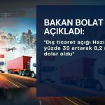 Bakan Bolat: Dış ticaret açığı yüzde 39 arttı