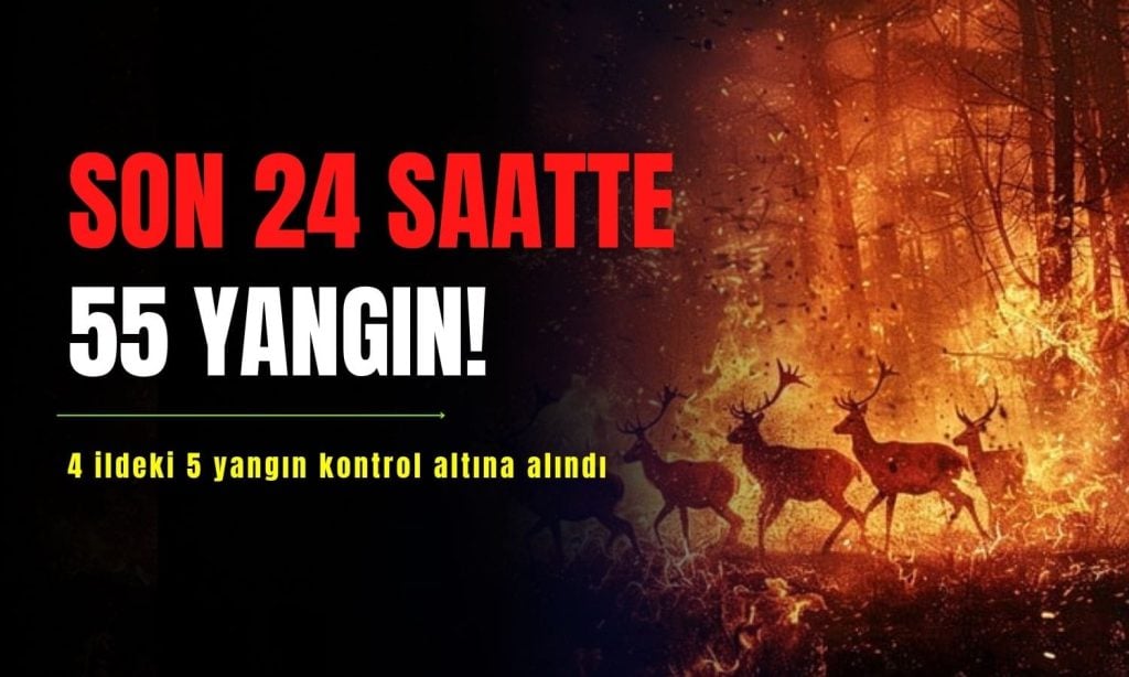 Bakan Yumaklı: Son 24 saatte 55 yangın kontrol altına alındı