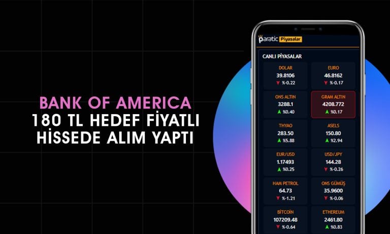 BofA’dan 3 milyar TL’lik alım: Bankacılık hisselerine yöneldi