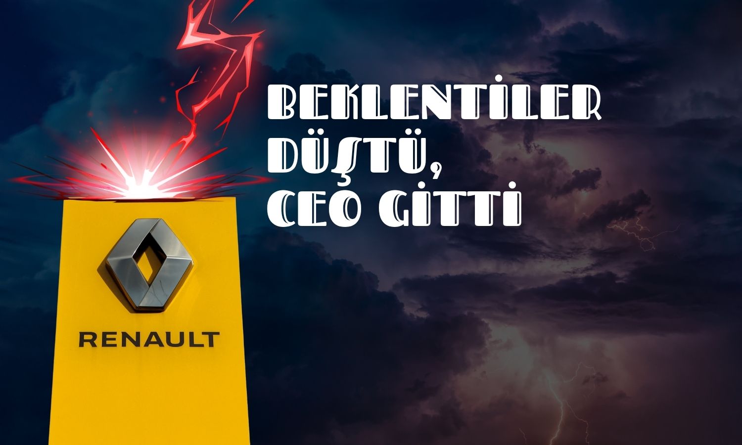 CEO krizi ve zayıf görünüm: Renault hisseleri yüzde 16 düştü