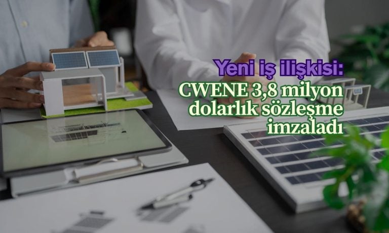 Cw Enerji’den (CWENE) 3,8 milyon dolarlık GES sözleşmesi