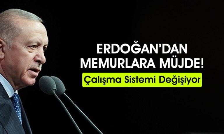 Erdoğan: Memurlara yarı zamanlı çalışma hakkı verilecek