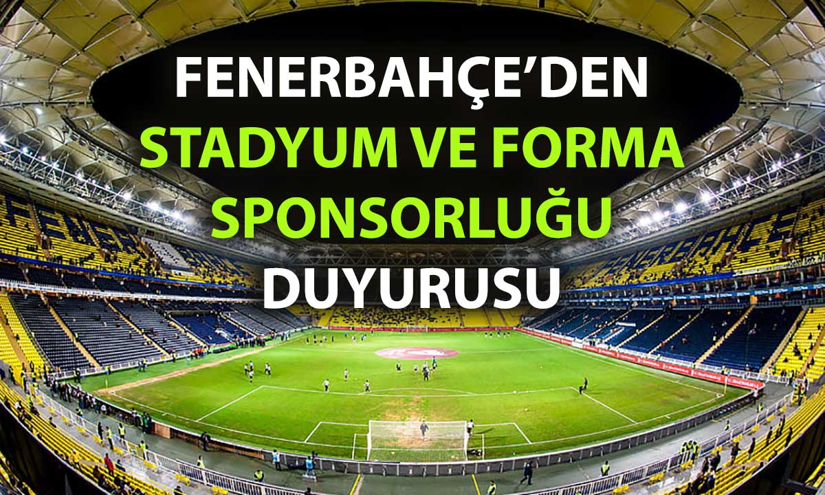 Fenerbahçe’den Chobani ile 5+5 yıllık stadyum ve forma anlaşması