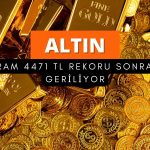 Gram altın ‘sabah rekoru’ sonrası yine geriliyor