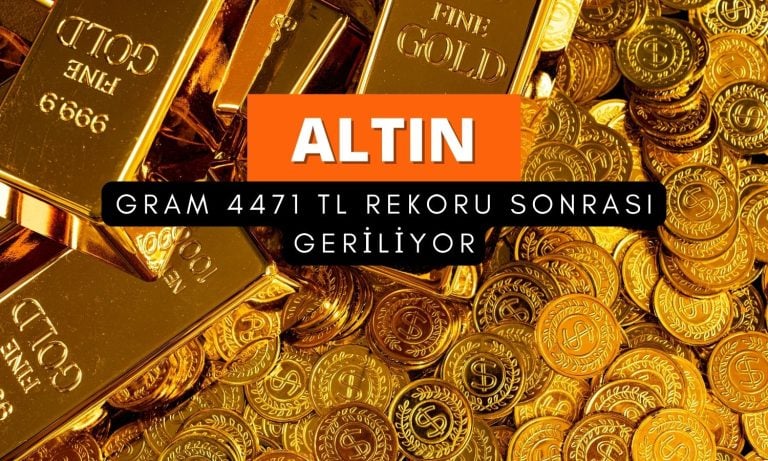 Gram altın ‘sabah rekoru’ sonrası yine geriliyor