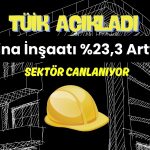 İnşaat sektörü şaha kalktı: Yıllık artış yüzde 20’yi geçti