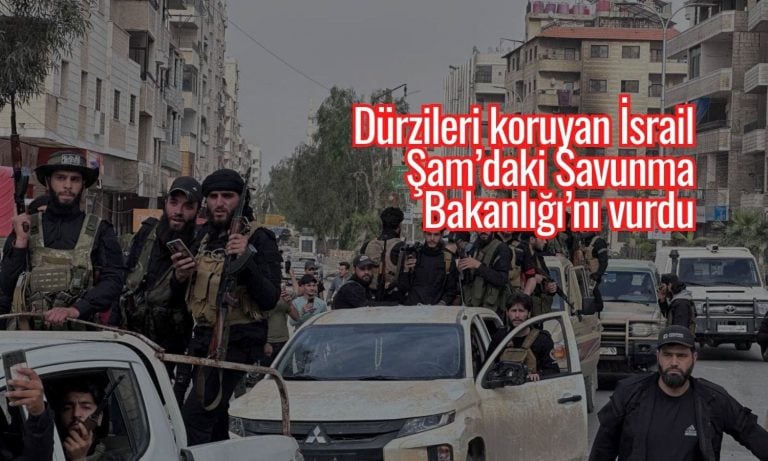 İsrail Şam’daki Suriye Savunma Bakanlığı’nı vurdu
