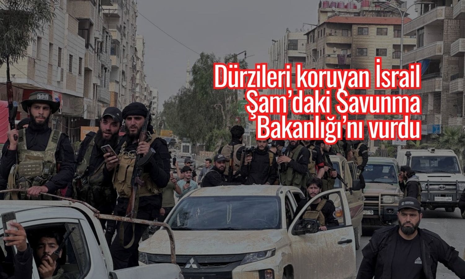 İsrail Şam’daki Suriye Savunma Bakanlığı’nı vurdu