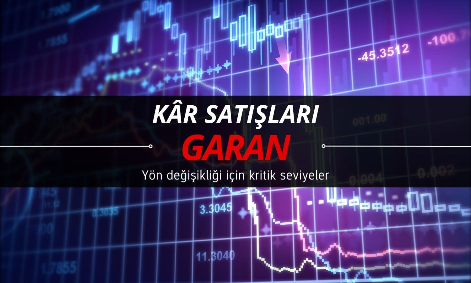 Kâr satışları etkili oldu: GARAN için kritik seviye ne?