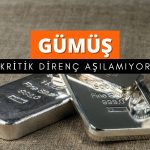 Kritik direnç aşılamıyor: Gümüşte güç kaybı satışa işaret ediyor