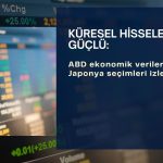 Küresel hisseler güçlü: ABD verileri ve Japonya seçimleri izleniyor