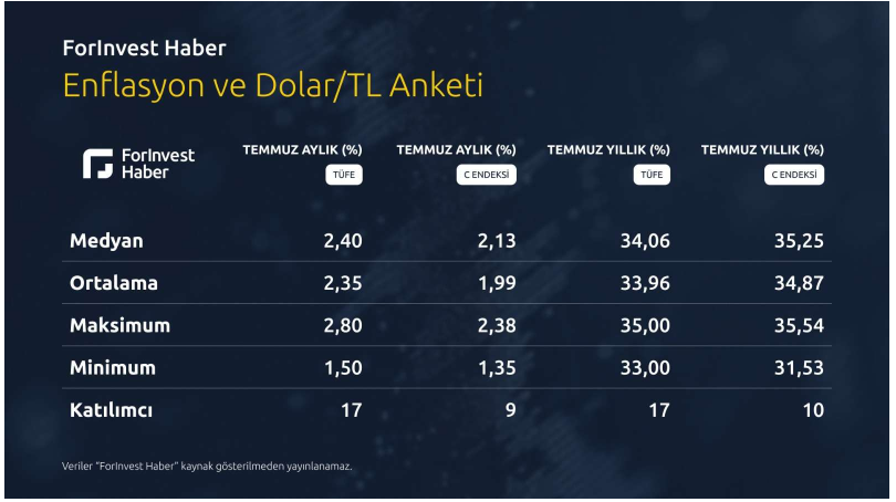 Piyasaların yıl sonu dolar/TL beklentisi yükseldi