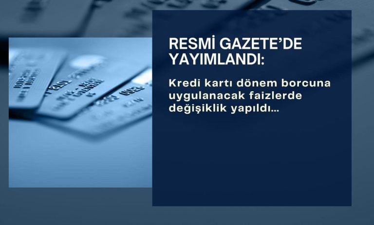 Resmi Gazete: Kredi kartı azami faiz oranları değişti