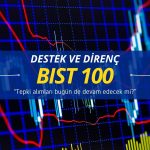 Tepki alımı devam edecek mi? BIST 100 için destek ve direnç