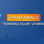 THYAO teknik analiz: Kar satışları gündeme gelebilir