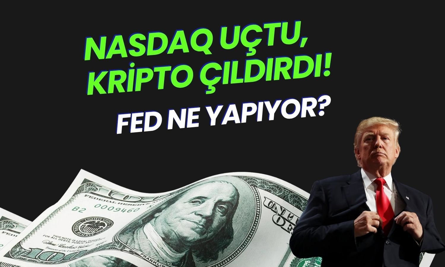 Trump: Nasdaq rekorda, enflasyon yok, FED harekete geçmeli