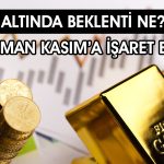 Uzmandan altın yorumu: Agresif bir getiri beklemiyoruz