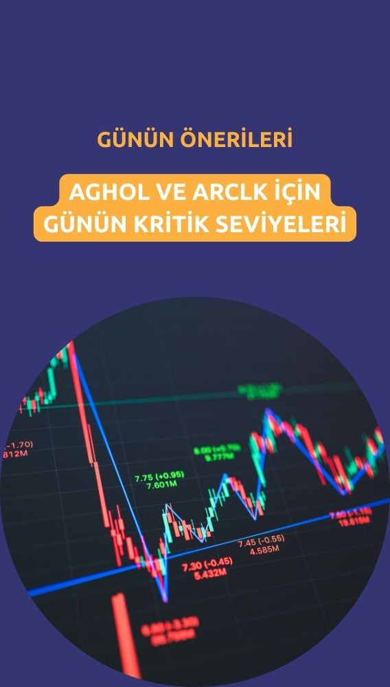 AGHOL ve ARCLK için günün kritik seviyeleri açıklandı