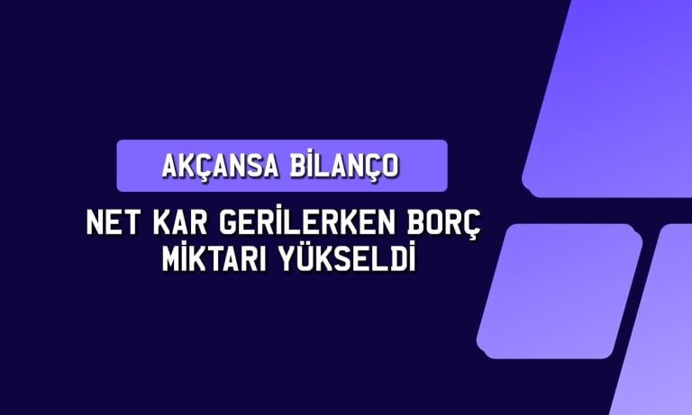 Akçansa’nın 2025’in ilk yarısında net karı yüzde 92 azaldı