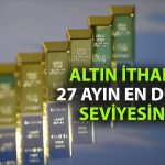 Altın ithalatında rekor düşüş: Temmuz’da yüzde 53 azaldı