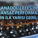 Anadolu Efes’in net karı 2025’in ilk yarısı yüzde 40 geriledi