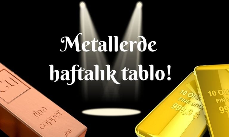 Bakır çakıldı, altın direndi: Metallerde haftalık tablo!