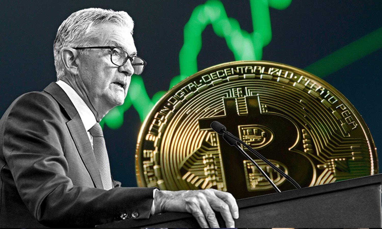 Bitcoin’e Powell desteği: Faiz mesajlarıyla güçlü yükseldi
