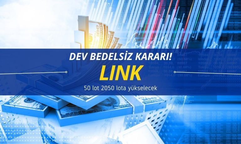 Dev bedelsiz kararı: 50 lot LINK 2050’ye yükselecek