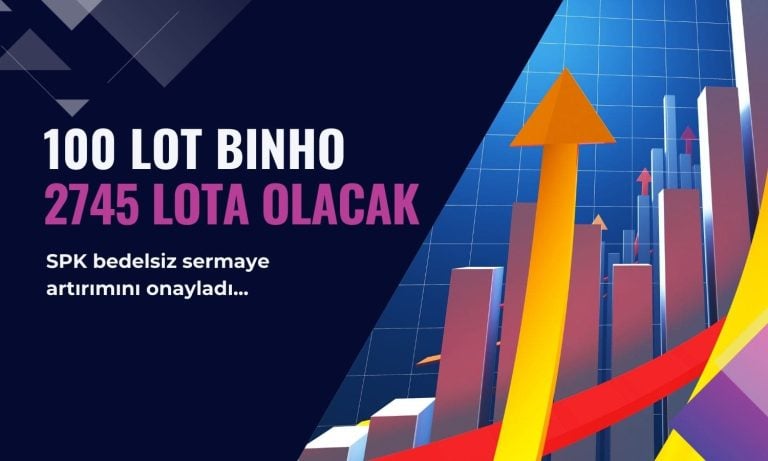 Dev bedelsize SPK onayı: 100 lot BINHO 2745 lota yükselecek