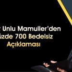 DMR Unlu Mamuller yüzde 700 bedelsiz için SPK’ya başvurdu