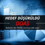 DOAS hedef fiyatı düştü: Kurum bilançoyu değerlendirdi