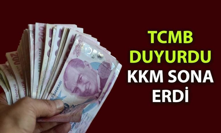 Ekonomide bir dönem kapandı: KKM sona erdi