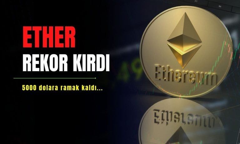Ether rekor tazeledi: 5000 dolar sınırına ramak kaldı