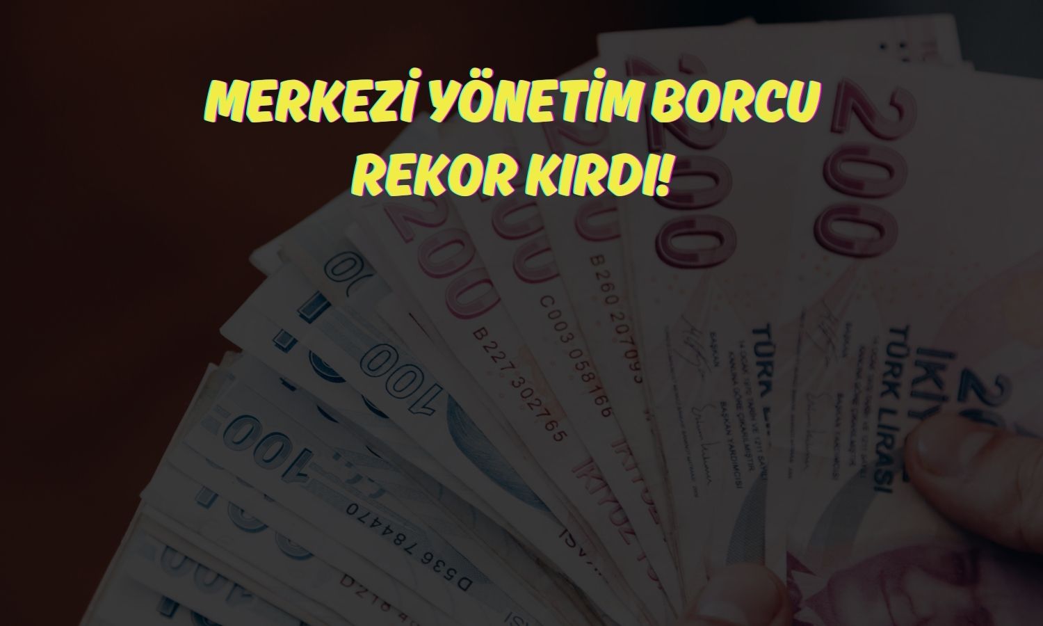 Hazine açıkladı: Borç stoku 12 trilyon TL’yi aştı!